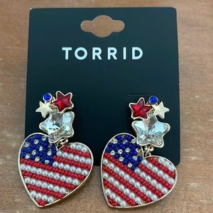 American Flag Earrings